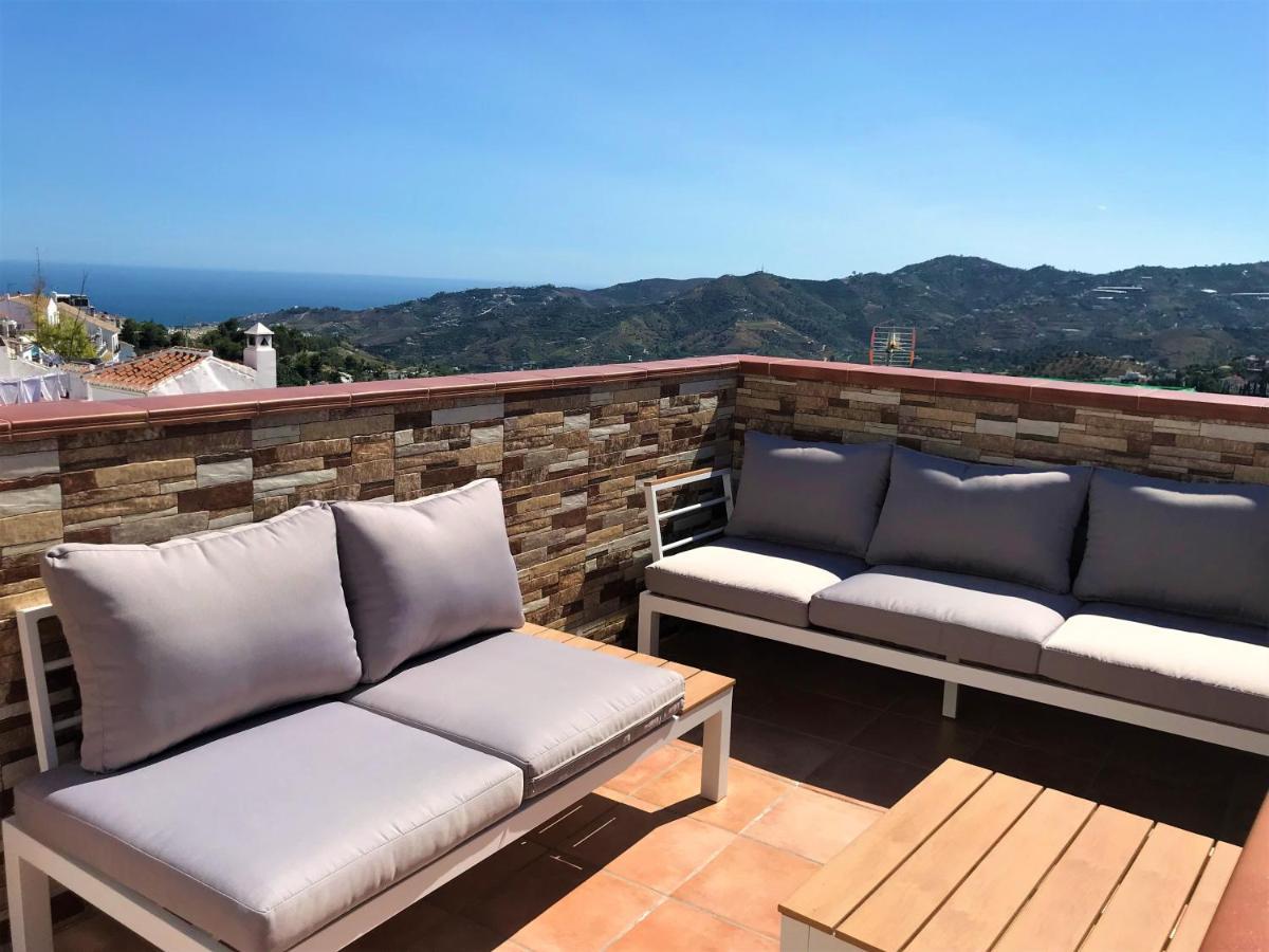 Leyre'S House - Terrace & Sun Villa Frigiliana Exteriör bild